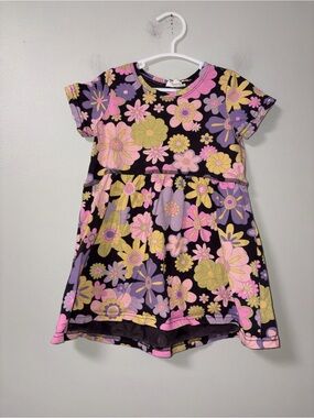 Cotton On Multicolor Floral T-Shirt Dress Girls 2T